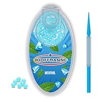 Hoffmann - Premium Aroma Kapseln Menthol | DIY Click Filter Kugeln| 10er-Pack | 1000 Kugeln