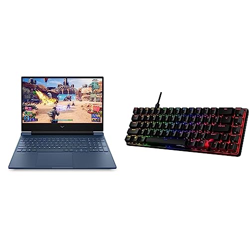 Image of HP Victus Gaming Laptop AMD Ryzen 5 5600H 15.6 inch(39.6 cm) FHD IPS Gaming Laptop & Alloy Origins 65 Red Switch