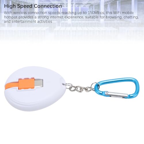 Image of Pomya 4G LTE Wireless WiFi Router, Portable Mobile Hotspot with SIM Card Slot and Type C Interface, Speed up to 150Mbps for Smartphone Tablet Laptop
