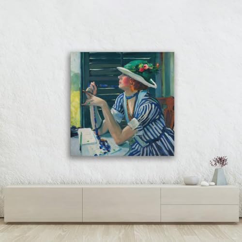 Lienzo Jane Peterson The Answer de 20x20 pulgadas que embellece tu hogar moderno 3