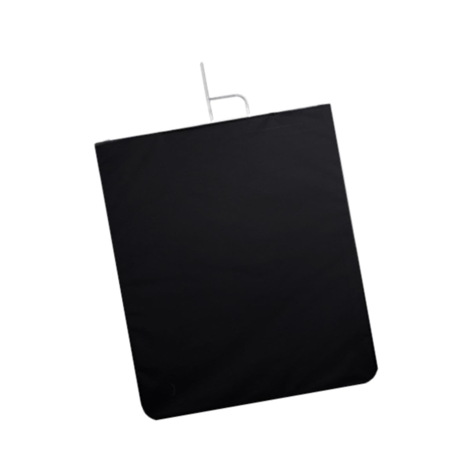 Marco de Bandera para fotografía, Tela Suave y Ligera, Profesional, reemplaza Acero Inoxidable con Tela Negra.