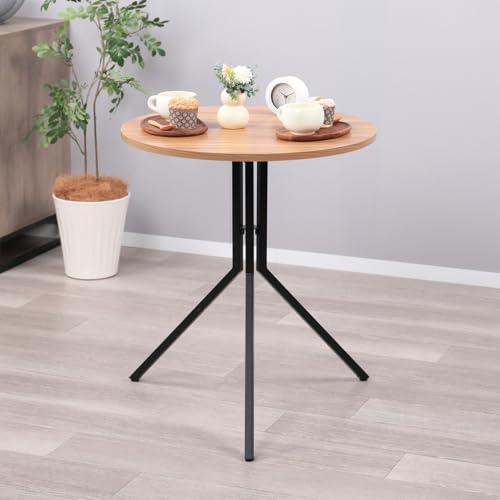 AKOZLIN ダイニングテーブル 直径60cm カフェテーブル 丸