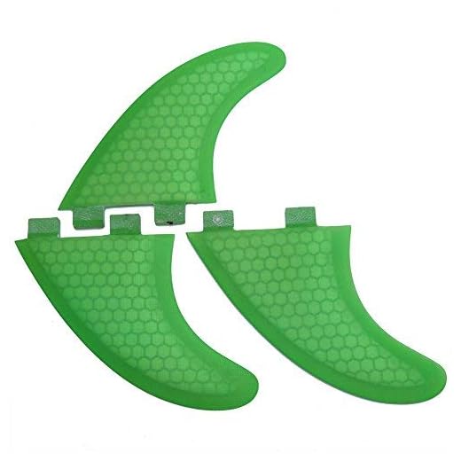 VGEBY FCS G3 G5 G7 Surfboard Fin High Performance Thruster Surf Fins for Swimming, Surfing, Paddle Boarding (Size : G7)