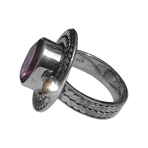 Bague améthyste argent 925, un bijou hypoallergénique et durable - 3