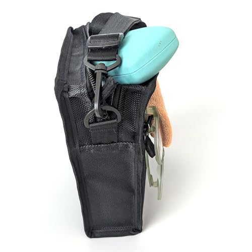 Image of Travel Crossbody Sling Bag for Man, Water-Resistant Oxford Small Shoulder Bag for Office Business, Messenger Side Bag for Passport, Mobile, Charger, Cash