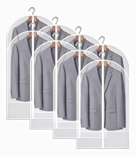 Reviews de Fundas de ropa los 5 más buscados. 47 Protector Funda Ropa Traje 5pzs Guardar Cubrepolvo Colgante Bolsa Portatraje Cubrevestido Closet (60x80 cm)