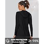 MAGCOMSEN Women's Sun Hoodie UPF 50+ Long Sleeve Shirts for Hiking Fishing Athletic Lightweight UV Hoodie - Image 2