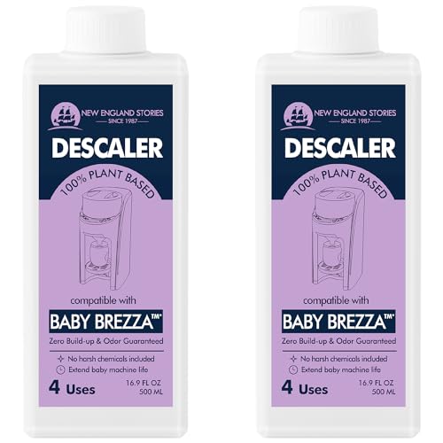 Image of New England Stories Baby Brezza Compatible Descaler 33.8 Fl Oz, Universal Cleaner Solution for Baby Brezza and Other Baby appliances, Remove Build-up Extends Machine’s lifespan