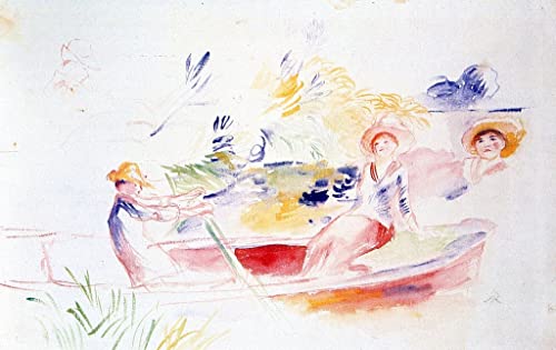 Lienzo Renoir En la Orilla del Río para Dar Vida a tus Paredes Vacías