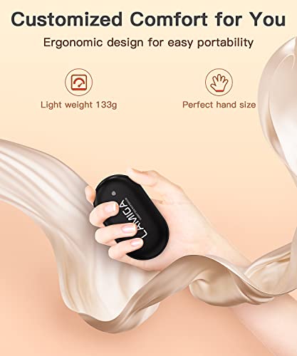 image for LAMIGA Hand Warmers Rechargeable,Electric Hand Warmer Reusable,5200mAh