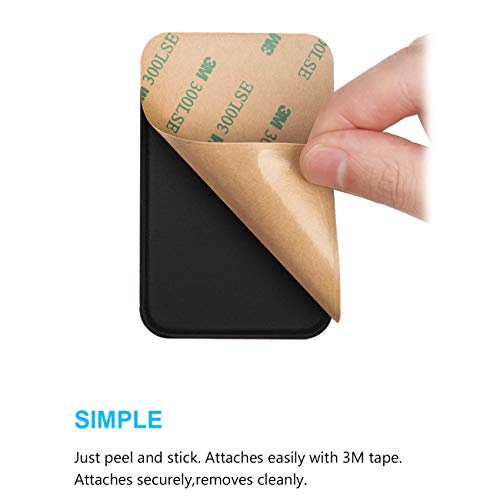 Cocofu 3 PCS-BLACK-CARD WALLET-1 Cell Phone Wallet Pocket thumb #5