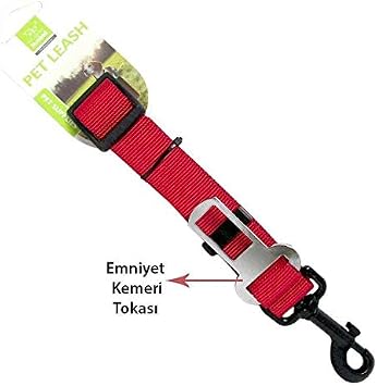 Nunbell Emniyet Kemerine Takılan Uzatma Köpek Tasması