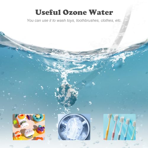 YOWOMTA Gerador de máquina de ozônio para água e ar, 600 mg/h, máquina multiuso de ozônio, limpador