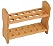 Eisco Labs Wood Test Tube Rack, 12 Tube Capacity, 7/8