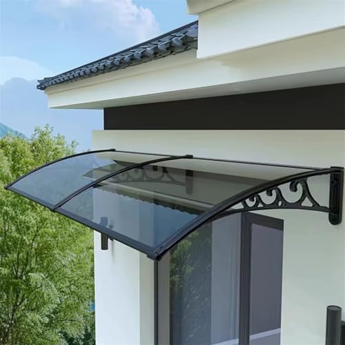 Auvent de terrasse durable en aluminium anodisé et polycarbonate haut de gamme