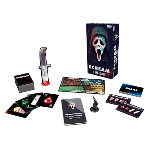 Bizak Scream Juego de Mesa cooperativo +13 años, Coopera para Ganar contra Ghost Face®, Experiencia inmersiva con App, 20 min, 3 a 8 Jugadores (64552848) | Ya disponible en tu tienda friki favorita! En mundofriki.es!