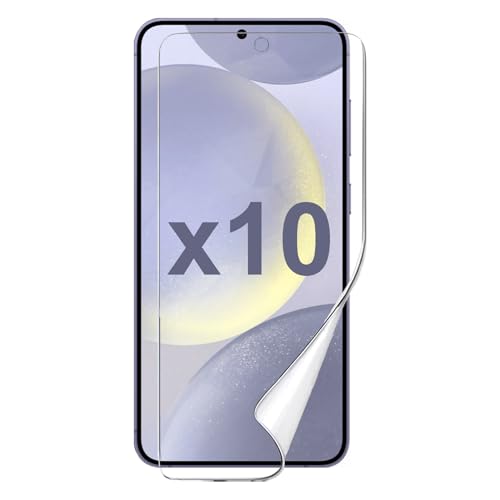 Protecteur de téléphone Samsung Galaxy S24+ Plus film écran souple PET anti-rayures 10 pièces