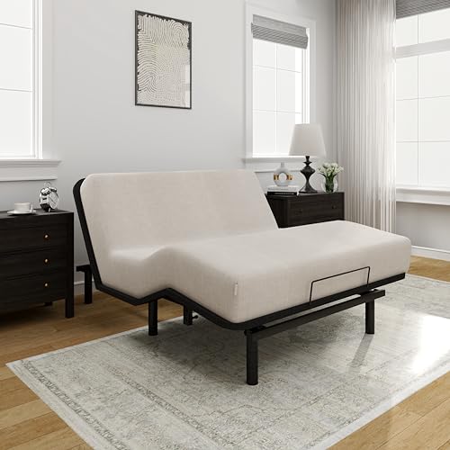 FLEXISPOT Adjustable Bed Frame Base Queen Size,Segmented Design,Easy Assemble,Oxford Fabric...