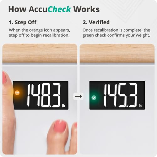 Image of Greater Goods AccuCheck Digital Bathroom Scale for Body Weight (Pearl Gray)