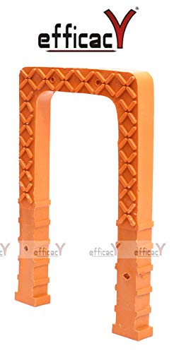 Image of Efficacy PVC Foot Step Suitable for Construction Sites,UG Sump Tank, Swimming Pools, Over Head Tanks MS Rod 12 mm Size 263 X 165 X 25 mm (Pack of 5)