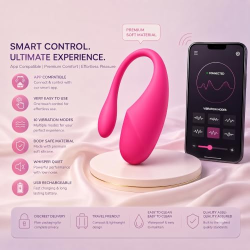 Image of Beauty Wearable Egg Vibrator, Silicone, Pink