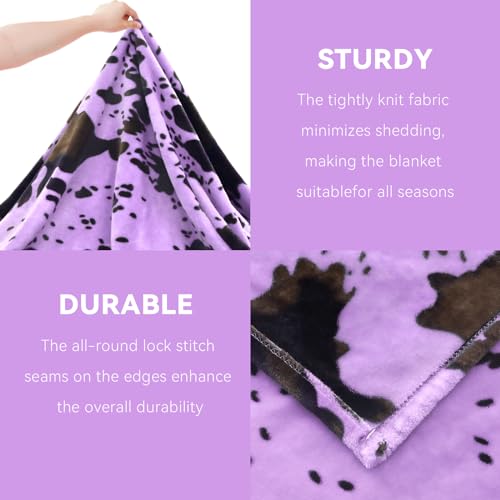 Image of Queen Size Fleece Blanket, Warm Fuzzy Soft Cozy Oversized Bed & Couch Blanket Throw for Adults & Couples, All Season Home Decor, 90x90 inches