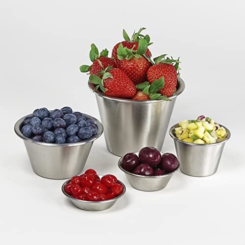 G.e.t. 4-84100 Stainless Steel Sauce Cup Stainless Steel Ramekins Collection #TOP3