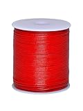 Uso: nuestro cordón de cuero es ideal para pulseras, collares, trenzados, cordones de cuentas, tobilleras, proyectos de bricolaje, joyas, envolturas de mango y cualquier cosa que se te ocurra
