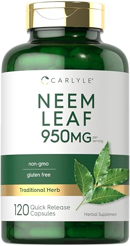 Carlyle Neem Leaf | 950mg | 120 Powder Capsules