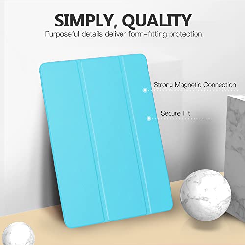 Image of Moko Smart Case for iPad 9th / 8th / 7th Gen Case 10.2 Inch, Peacock Blue