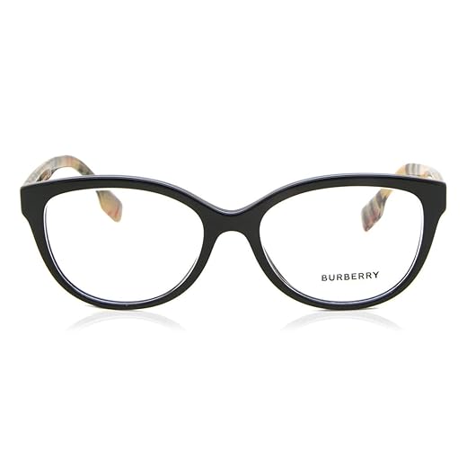 BURBERRY Óculos BE 2357 3757 Esme Preto, Preto, 54 mm