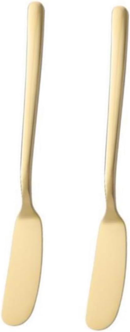 304 Stainless Steel Butter Cutter and Jam Spreader Set 2-Piece Cream Cheese Spreader Knife for Kitchen Utensils and Baking Tools