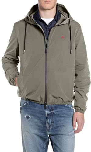 Replay Herren Jacke, 103 Light Military (Grün), S – Ansicht 1