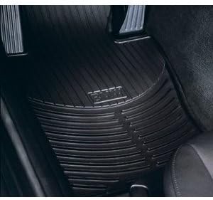 BMW All Weather Rubber Floor Mats Front Mats: Black, Set of 2 - Sport Wagons 2005/ 3 Series Coupes 2005-2006/ M Models Coupes 2005/ 330i Sedan 2005/ 330xi Sedan 2005/ M3 Coupe 2006