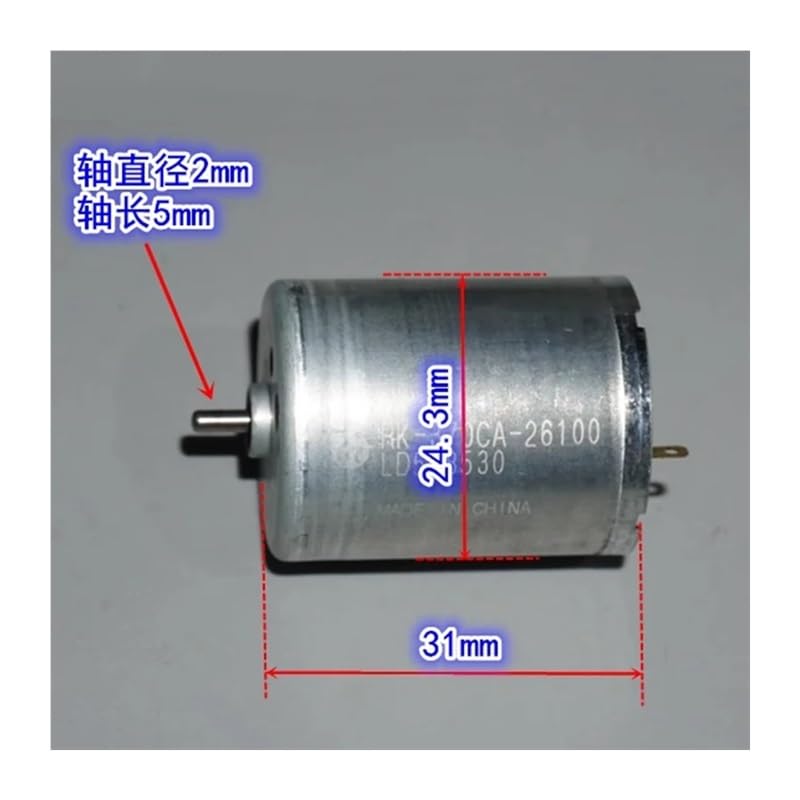 RK-370CA-26100 370 Electronic Starter DC 3V 5V 6V 10600RPM High Speed Carbon Brush 24mm DIY