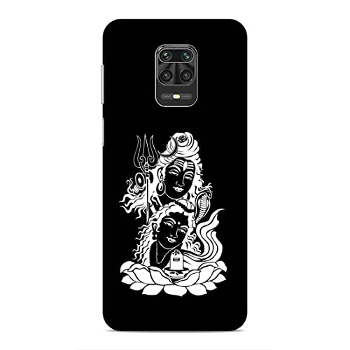 Image of Printed Mobile Back Hard Case Cover for Xiaomi Redmi Note 9 Pro /Note 9 Pro Max | Mahadev, Shiv Ji, Bhole Baba, Trishul -2199