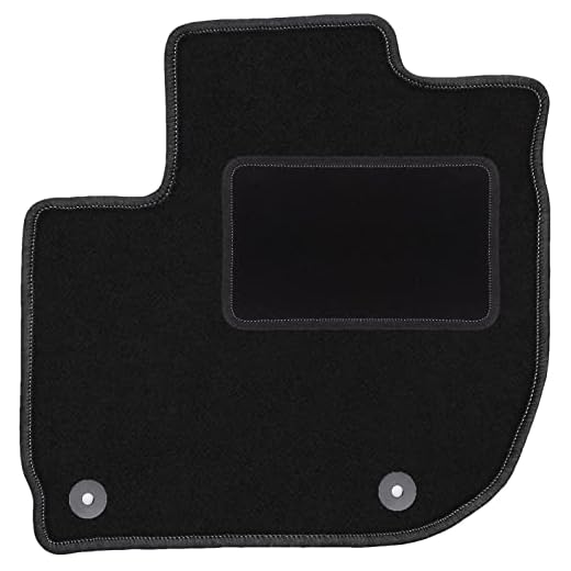 Wielganizator Automatte – Passend für Honda Jazz IV Schrägheck 2015- – Velours – Autozubehör - Praktische Fußmatte Auto – 1-teilig - schwarz