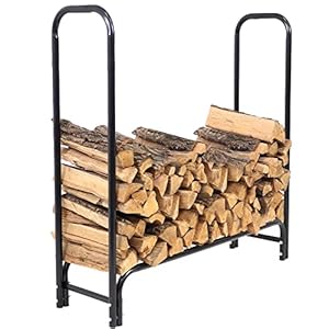 Sunnydaze 1506-4LR Kaminholzregal Stahl 122 cm