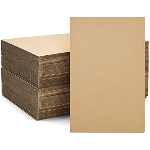 50 Pack Large Corrugated Cardboard Sheets Cover