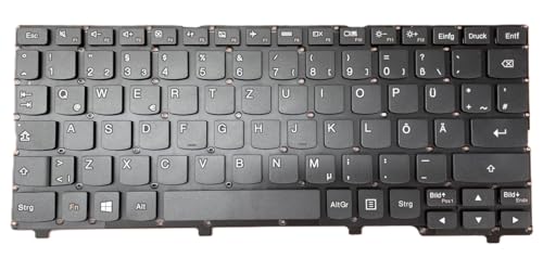 T-ProTek DEUTSCHE - Tastatur Keyboard ohne Rahmen kompatibel für Lenovo IdeaPad 100S-11IBY 80R2