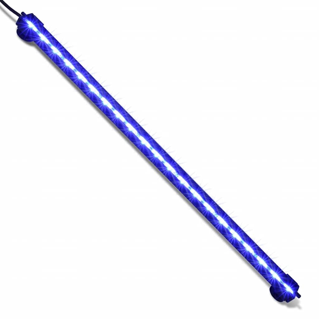 Mangloder LED Aquarium Blasenlampe RGB 56,5 cm, Aquarium Beleuchtung, Unterwasser leuchte, wasserdicht IP67, dimmbar, fischbecken licht, vollspektrum licht, 21 LEDs, Fernbedienung
