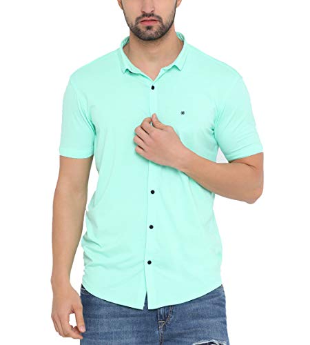 Image of SHOWOFF Men's Regular (Shirt Collar Green XL)