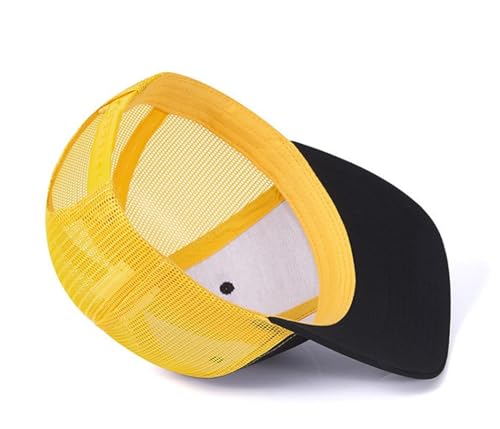 Image of Quanhaigou Trucker Hat - Mesh Snap Back - Unisex Adjustable Baseball Cap - Outdoor Hats for Men Women