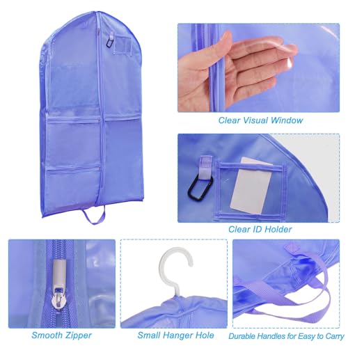 Home and Garden Parts Garment Bags for Dance Costumes 40 Inch Hanging Garment Bag Blue #CN/251024/165572