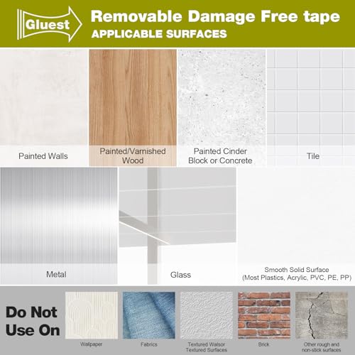 Image of Heavy‑Duty Black Double‑Sided Mounting Tape, Damage‑Free Foam Strips for Posters & Picture Hanging, 2INx16.5FT