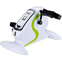 Bh Estaticas Tecnovita by BH Mini Bike eléctrica YF612 Ejercicio Suave para piernas y Brazos. Pedaleo asistido con Motor o Manual. Pedales ergonómicos.