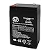 AJC Battery Compatible with OUTDO OT4.5-6 6V 4.5Ah Sealed Lead Acid Battery