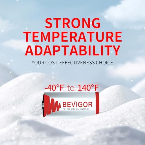 image for BEVIGOR CR123A 3V Lithium Batteries 6 Pack,1500mAh Photo Lithium Batte