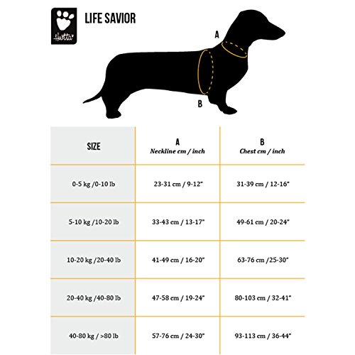 Hurtta Rettungsweste für Hunde, Orange Camouflage, Größe 0, für Hunde, Orange/Camouflage Größe XS