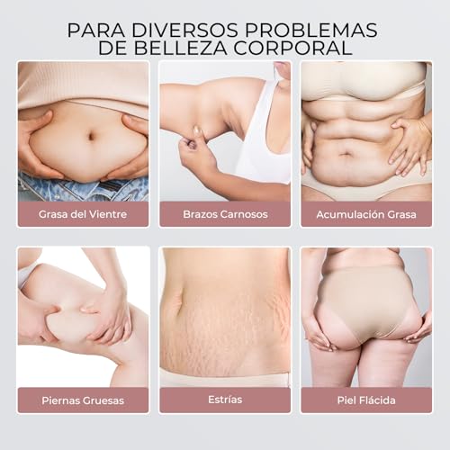 Masajeador Anticelulítico, Celulitis Masajeador Electrico para Masaje de Cintura, Abdomen, Glúteos, Brazos, Piernas y Espalda (Oro Rosa) - imagen 6